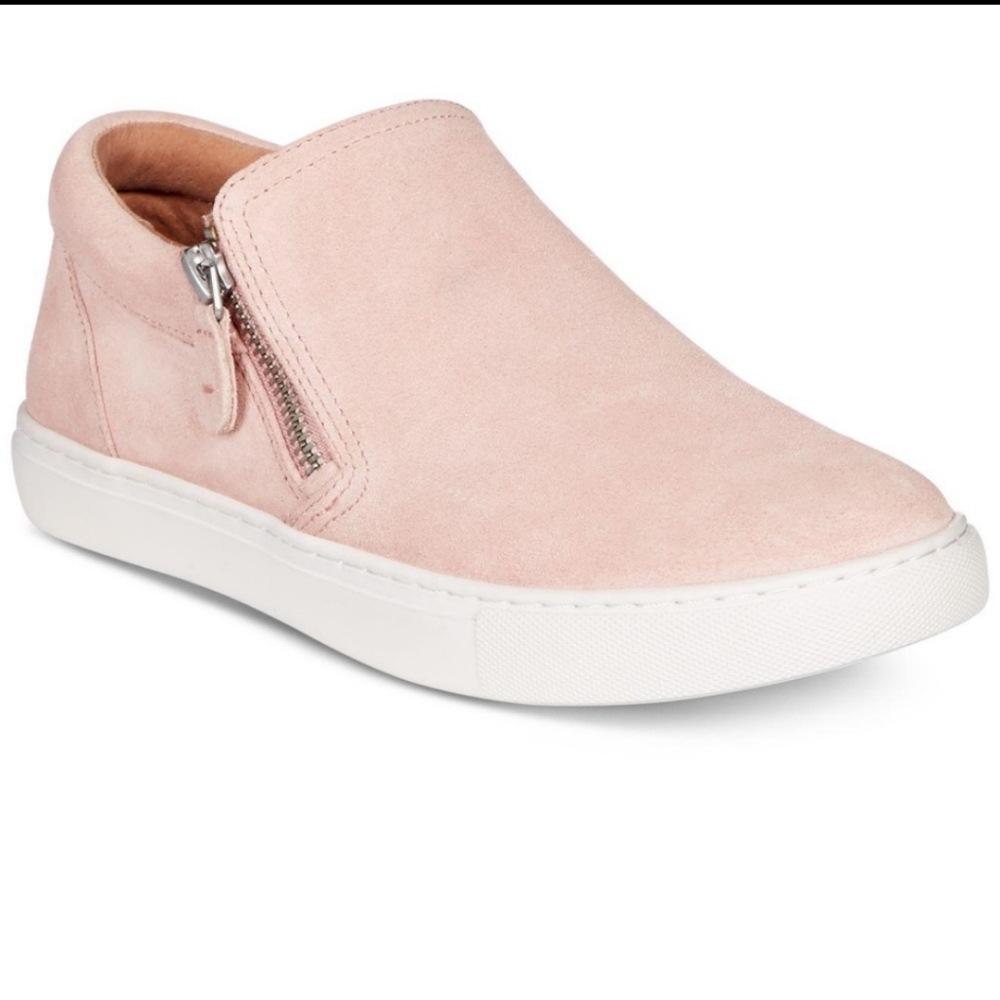 Gentle Souls By Kenneth Cole Pastel Pink Lowe Suede Sneakers Size 8
